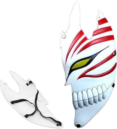 P1PSZ Kurosaki Ichigo Mask for Anime Kurosaki Ichigo Cosplay Costume Resin Mask Prop Halloween Headgear in Kuwait