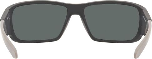نظارات ARNETTE للرجال بإطار أسود غير لامع، عدسات رمادية داكنة، 64 ملم in Saudi Arabia