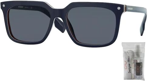 BURBERRY Carnaby BE4337 Square Sunglasses for Men + BUNDLE With Designer iWear Eyewear Kit in Saudi Arabia