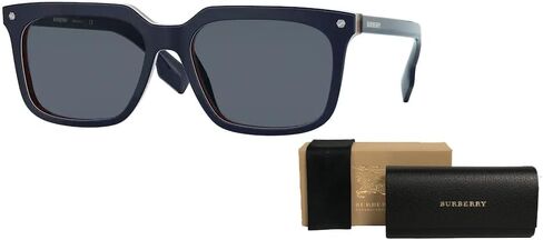 BURBERRY Carnaby BE4337 Square Sunglasses for Men + BUNDLE With Designer iWear Eyewear Kit in Saudi Arabia