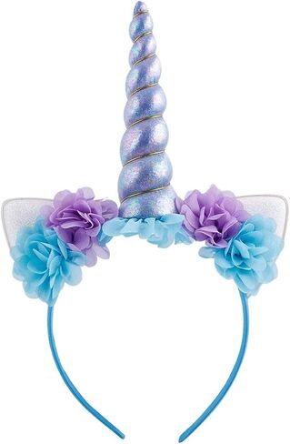 FMYFWY Unicorn Costume for Girls Birthday Pageant Party Dress Halloween Christmas Sleeveless Long Tulle Ball Gown w/Headband in Kuwait