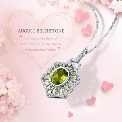 قلادة من الفضة الإسترلينية من كارلين 2.15 قيراط حجر الزبرجد الأخضر الأصلي حجر البلد قلادة للنساء ، طول السلسلة 16+2 بوصة, معدن أحجار كريمة, الزبرجد in Kuwait