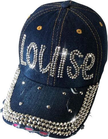 Popfizzy Bling Thelma and Louise Hats for Women Great for Girls Night Out Matching Denim Blue Caps in Saudi Arabia