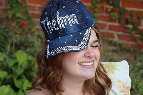 Popfizzy Bling Thelma and Louise Hats for Women Great for Girls Night Out Matching Denim Blue Caps in Saudi Arabia