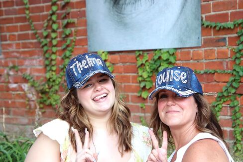 Popfizzy Bling Thelma and Louise Hats for Women Great for Girls Night Out Matching Denim Blue Caps in Saudi Arabia