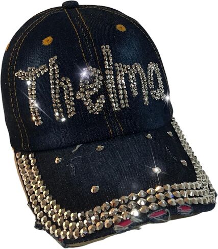 Popfizzy Bling Thelma and Louise Hats for Women Great for Girls Night Out Matching Denim Blue Caps in Saudi Arabia