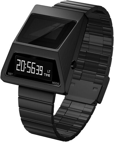 38® Tesla(Cybertruck) Stainless Steel Sports/Commercial Tech Future Style Digital Watch for Men and Women Racing Hands up Display Wristwatch in Kuwait