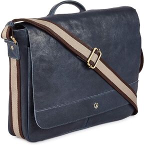 Cochoa 14 Inch Laptop Distressed Vintage Real Leather Messenger Satchel Shoulder Bag Valentine Gift