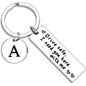 Drive Safe Keychain for Boyfriend Husband Dad Anniversary Valentines Day Gifts for Him Christmas Birthday Gifts in Kuwait