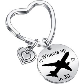 Airplane Gift Wheels Up In 30 Jewelry Son Gift Criminal Minds Gift Best Friend Keychain Tv Show Fan Gift Wheels Up In 30 Keychain Tv Show Lover Gift Criminal Minds Jewelry Airplane Keychain