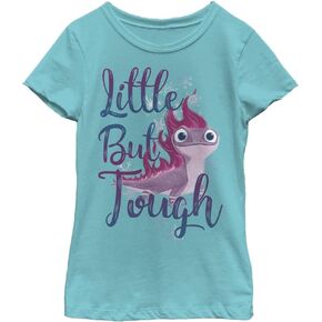 Disney Frozen 2 Little But Tough Girl's Solid Crew Tee