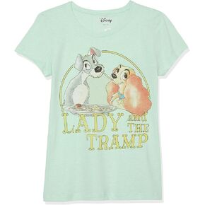 Disney Girl's Lady Tramp Spaghetti T-Shirt