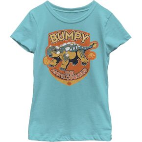 Jurassic World Camp Cretaceous Bumpy Badge Girl's Solid Crew Tee in Saudi Arabia