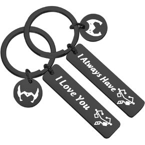 FAADBUK Catradora Couple Keychain Heart of Etheria Gift She-R and the Princesses of Powe Future Catra and Adora