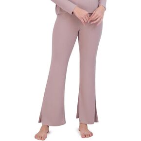 Steve Madden Women's Ribbed Flare-Leg Sleep Pants