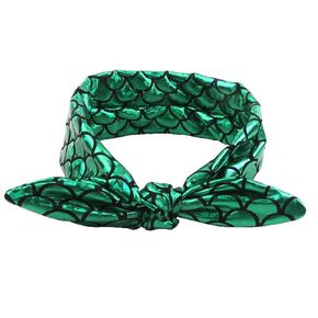 Rabbit Ear Headband for Baby Fish Scale Headband with Bow Mermaid Hair Band Hair Accessories TSFD36 (Bow Starfish)