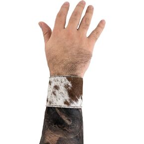 Western Leather Works, Cowboy Bracelet Handmade from Full Grain Leather - Furry in Kuwait