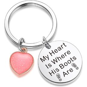 ZNOSVEI Military Keychain Soldier Keychain Boot Keychain Deployment Gift Army Keychain Military Familys Gift