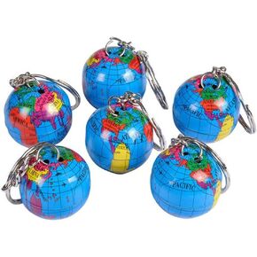 Rhode Island Novelty 1" Globe Keychain