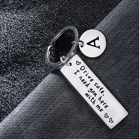Drive Safe Keychain for Boyfriend Husband Dad Anniversary Valentines Day Gifts for Him Christmas Birthday Gifts in Kuwait