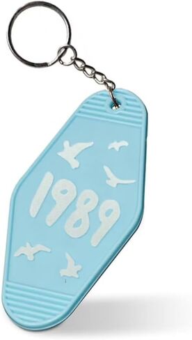 BUULIN 1989 ألبوم سلسلة مفاتيح السيارة حلقات مفاتيح موتيل عتيقة للنساء والفتيات هدايا، سلاسل مفاتيح لمحبي الموسيقى لمحبي الموسيقى in Kuwait