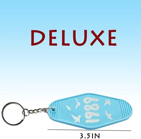 BUULIN 1989 ألبوم سلسلة مفاتيح السيارة حلقات مفاتيح موتيل عتيقة للنساء والفتيات هدايا، سلاسل مفاتيح لمحبي الموسيقى لمحبي الموسيقى in Kuwait