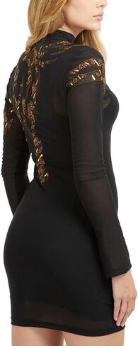 GUESS Women's Long Sleeve Ryder Embellished Dress in Saudi Arabia