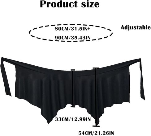 Women's Dance Skirts Black Latin Dance Waist Scarf Dance Practice Performance Hip Scarf Half Skirt in Kuwait