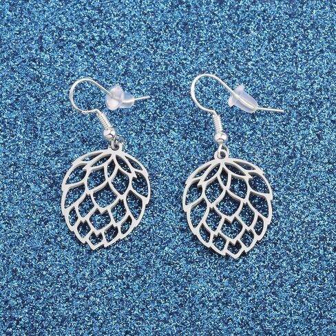 WUSUANED Hops Earrings Funny Beer Stud Earrings Beer Lover Gifts Beer Drinker Jewelry Gifts for Best Friends in Saudi Arabia