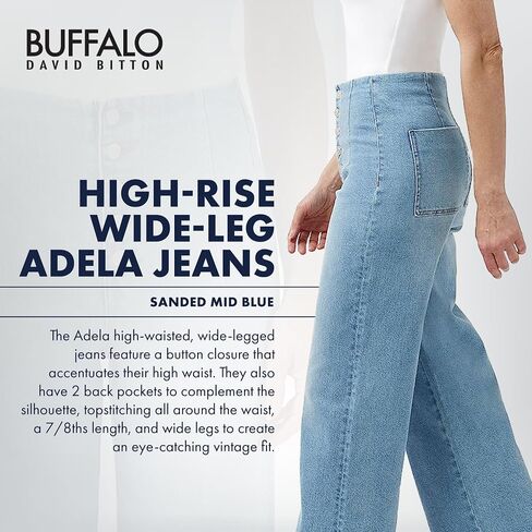 Buffalo David Bitton Women's Adela Wide Leg in Saudi Arabia