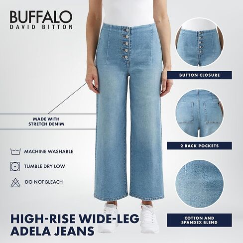 Buffalo David Bitton Women's Adela Wide Leg in Saudi Arabia