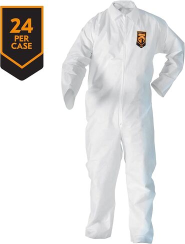 Kleenguard A20 Microforce Barrier SMS Fabric Breathable Particle Protection Coverall, Disposable in Kuwait