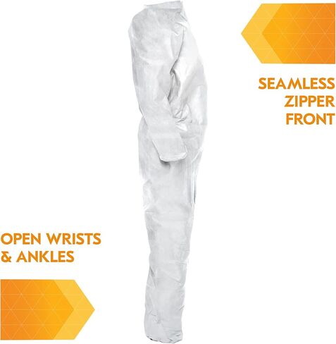 Kleenguard A20 Microforce Barrier SMS Fabric Breathable Particle Protection Coverall, Disposable in Kuwait