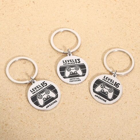 هدايا سلسلة مفاتيح مضحكة لعيد الميلاد الثالث عشر والخامس عشر والسادس عشر للأولاد والبنات في سن المراهقة، سلسلة مفاتيح غير مقفلة على مستوى عيد ميلاد سعيد للابن والبنت in Kuwait