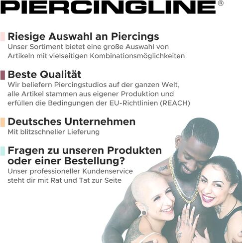 PIERCINGLINE Segment Ring Clicker double twisted made of surgical steel - Piercing for nose, septum, ear, helix or tragus - stylish colors and sizes in Saudi Arabia