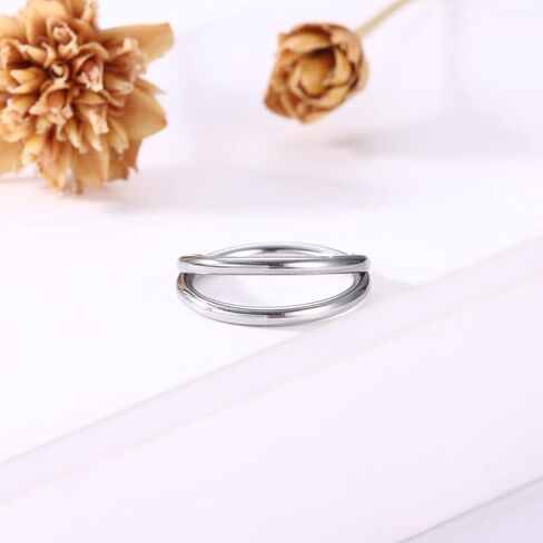 حلقات الأنف من JeryWe - حلقات أنف مزدوجة من الفولاذ الجراحي 316L 16 جرام مفصلات CZ محارة ثقب المجوهرات حلقات الشفاه الفرس الحاجز الغضروف حلق هيليكس روك تراغوس دايث 8 مم/10 مم in Kuwait