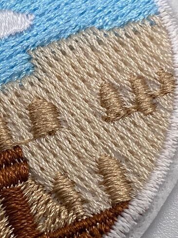 BOHAQA 2 قطعة رقعة كولوسيوم روما 2 بوصة - رقعة حديد إيطالية رائعة - يمكن كيها/خياطتها in Kuwait