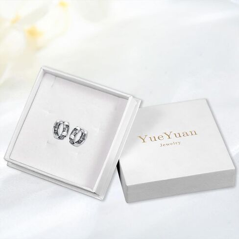 Yueyuan Skull Earrings for Men 925 Sterling Silver Vintage Gothic Skull Bone Stud Hypoallergenic Retro Punk Skeleton Jewelry Gifts for Halloween Cosplay Brithday in Saudi Arabia