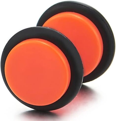 2pcs Screw Stud Earrings Men Women, Steel Cheater Fake Ear Plugs Gauges Illusion Tunnel in Saudi Arabia