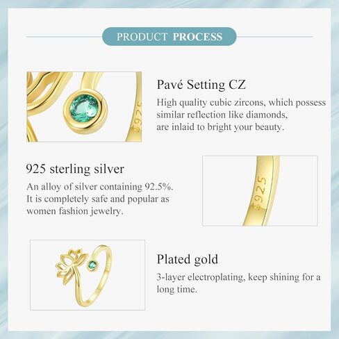 Shysnow لوتس ديزي زهرة خاتم الفضة الاسترليني للنساء حلقات ملهمة مفتوحة قابلة للتعديل أنت بلدي أشعة الشمس عباد الشمس الإقحوانات المبهرة مجوهرات هدية عيد ميلاد لصديقة المراهقين الفتيات in Kuwait