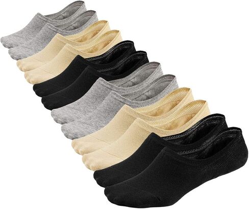 لا تظهر الجوارب النساء الكاحل الجوارب المنخفضة قطع غير مرئية عدم الانزلاق بطانة القدم للأحذية الرياضية أحذية قارب 3 إلى 6 أزواج in Kuwait