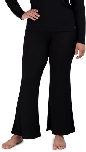 Steve Madden Women's Ribbed Flare-Leg Sleep Pants in Saudi Arabia