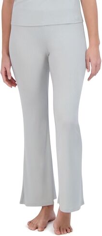 Steve Madden Women's Ribbed Flare-Leg Sleep Pants in Saudi Arabia