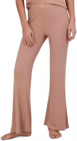 Steve Madden Women's Ribbed Flare-Leg Sleep Pants in Saudi Arabia
