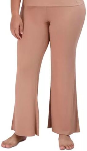 Steve Madden Women's Ribbed Flare-Leg Sleep Pants in Saudi Arabia