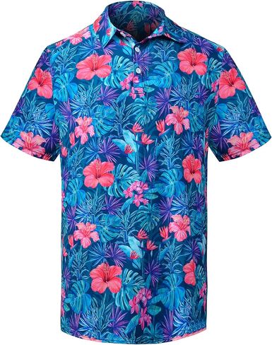 قمصان الغولف للرجال الرطوبة الجافة فتل قمصان بولو رجالية قمصان بولو للرجال قصيرة الأكمام تناسب الأداء قميص جولف رجالي in Kuwait