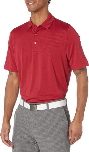 Callaway Men's Swing Tech Ventilated Heather Jacquard Short Sleeve Golf Polo Shirt in Saudi Arabia