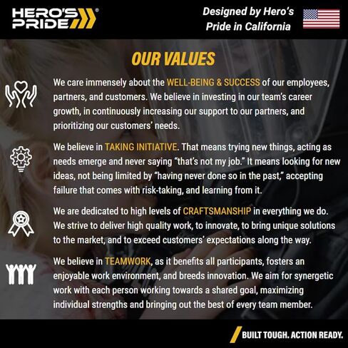 شارة مشغل SWAT من Hero's Pride، دبوس التأهيل الشامل المركزي، ظهر القابض، 1-1/2 × 1 بوصة in Kuwait