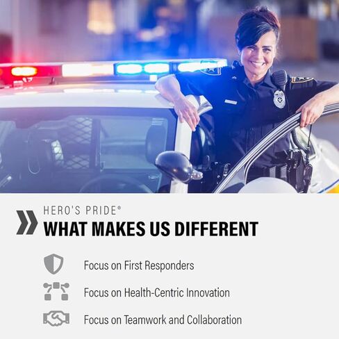 شارة مشغل SWAT من Hero's Pride، دبوس التأهيل الشامل المركزي، ظهر القابض، 1-1/2 × 1 بوصة in Kuwait
