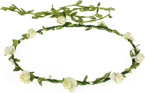 Vividsun الفتيات زهرة تاج إكليل عقال جارلاند عصابات التصوير الفوتوغرافي الدعامة in Kuwait